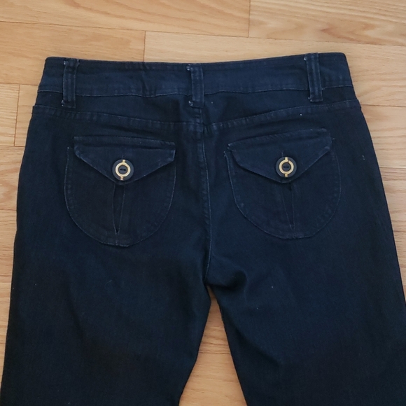 Nautical navy capris with trim size 11 - Picture 5 of 7